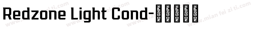 Redzone Light Cond字体转换